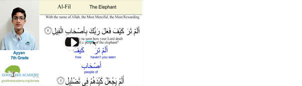 Ayyan shares the meaning of Surah Al-Fil